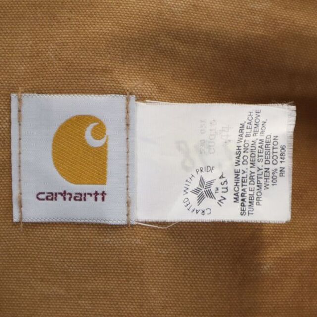 carhartt カーハート　ロゴ刺繍　極美品　ブルゾン　カーキ　　L