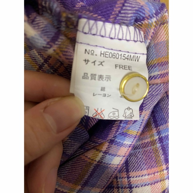 heather(ヘザー)のHeather チェックシャツ レディースのトップス(シャツ/ブラウス(長袖/七分))の商品写真