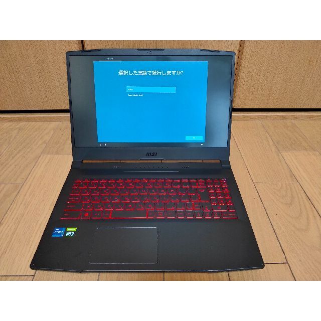 MSIゲーミングノートPC Katana GF66 11UG