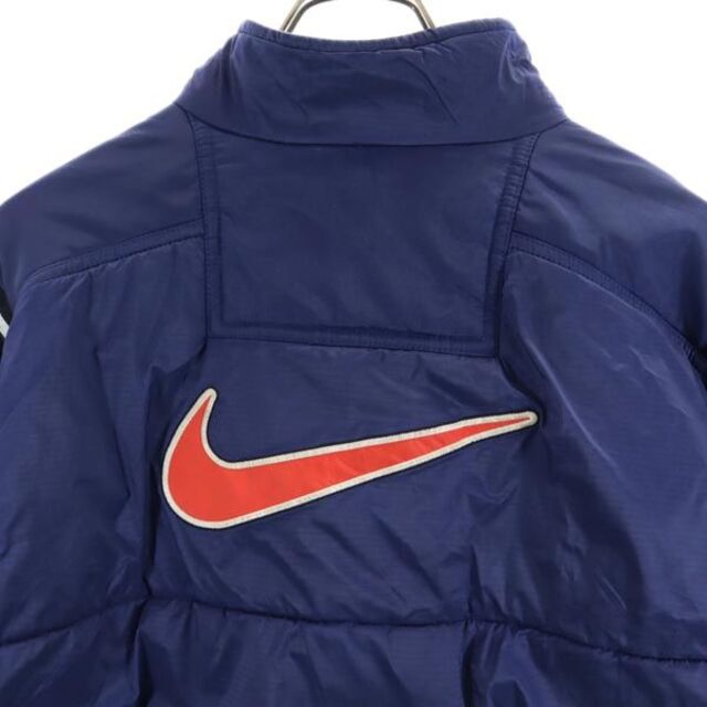 USED　NIKE　ナイキ　中綿ジャケット　ホワイト　白　ロゴ XL