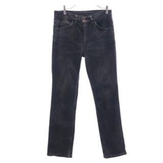 リーバイス(Levi's)のリーバイス ブラック ストレート デニムパンツ W30 Levi's ストレッチ メンズ 【中古】  【221210】(ワークパンツ/カーゴパンツ)