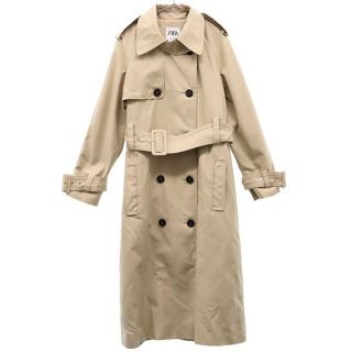 ザラ(ZARA)のザラ トレンチコート XS ベージュ ZARA レディース 【中古】  【221210】(ロングコート)