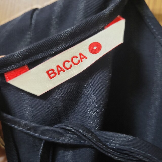 BACCA ストライプウールギャバジンジャンパースカート 2