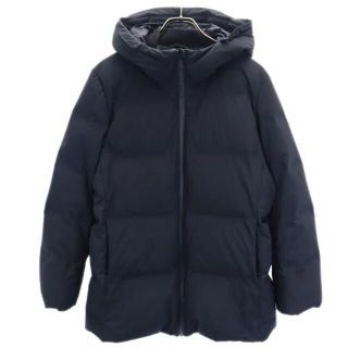 ユニクロ(UNIQLO)のユニクロ シームレスダウンジャケット XL ブラック UNIQLO レディース 【中古】  【221211】(ロングコート)