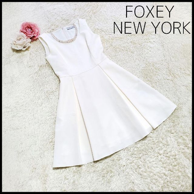 FOXEY NEW YORK フォクシーニューヨーク ワンピース　ひざ丈  40