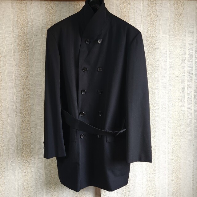 99aw ジプシー期 ヨウジヤマモトプールオム シワギャバ コート-
