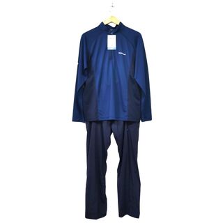 モンベル(mont bell)の極美品 モンベル mont-bell クールロングスリーブジップシャツ 1104930 ストレッチライトパンツ 1105628 メンズ L セット 登山 アウトドア L(Tシャツ/カットソー(七分/長袖))