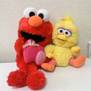 セサミストリート(SESAME STREET)のビッグバードとエルモ（セサミストリート）ぬいぐるみ(ぬいぐるみ)