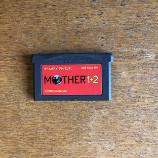 ニンテンドウ(任天堂)のゲームボーイアドバンス　mother1＋2(携帯用ゲームソフト)