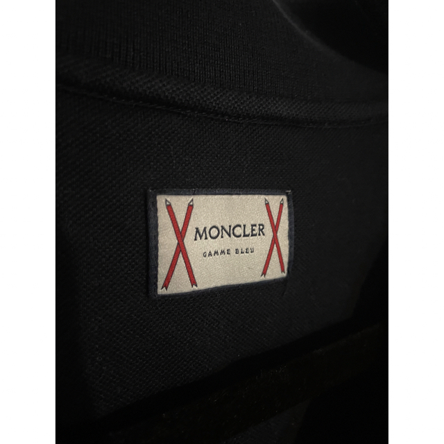 MONCLER(モンクレール)のモンクレール ガムブルー ポロ メンズのトップス(ポロシャツ)の商品写真