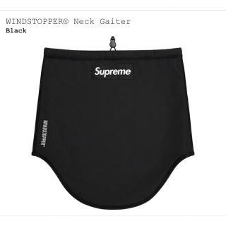 シュプリーム(Supreme)のsupreme windstopper neck gaiter black(ネックウォーマー)