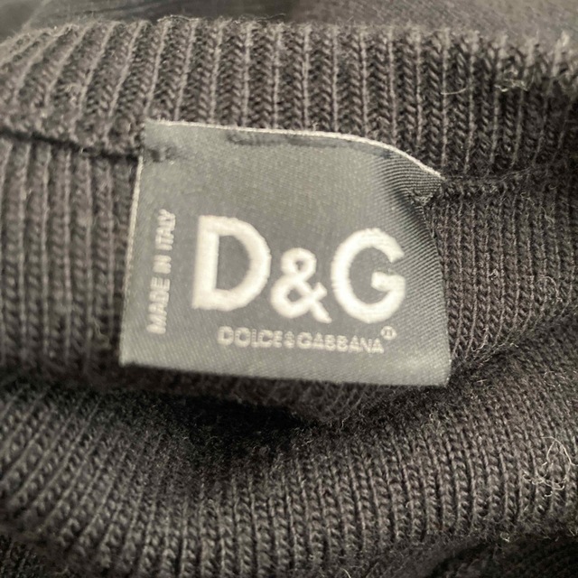 D&G ニット ワンピース チュニック 黒 ブラック ドルチェ&ガッバーナ