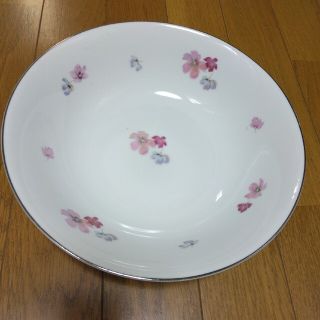 昭和レトロ深皿　23.5cm(食器)