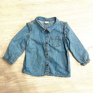 エイチアンドエム(H&M)のデニムシャツ H＆M 80(シャツ/カットソー)