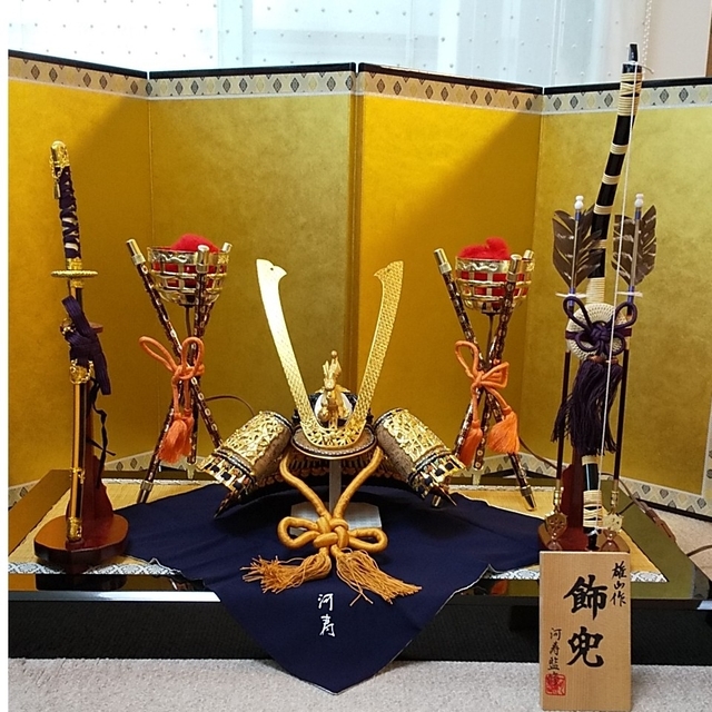 大人気新作 送料込み 兜飾り セット一式 五月人形 端午の節句 その他 子どもの日