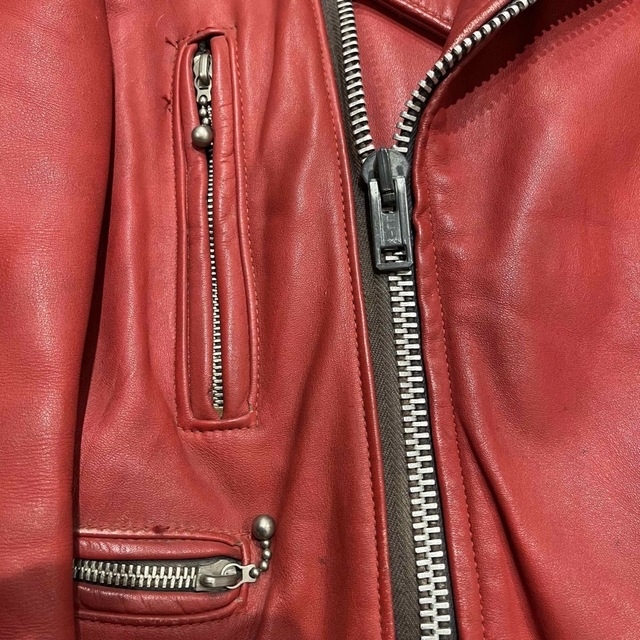 Lewis Leathers(ルイスレザー)の70s ルイスレザー　ビンテージ　lewis leathers ライトニング メンズのジャケット/アウター(ライダースジャケット)の商品写真