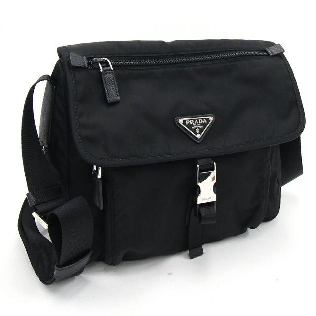 最新エルメス ショルダーバッグ プラダ - PRADA 1BD944 中古 ブラック