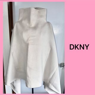 DKNY - 美品 DKNY ダナキャランニューヨーク ポンチョ コート FREEの