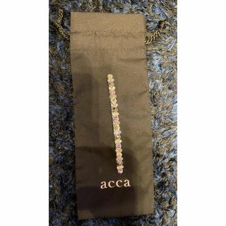 7200円 Emi 様ご専用✴︎アッカ acca ヘアクリップ パープル大 アッカ
