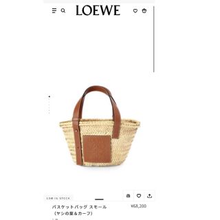 ロエベ(LOEWE)の美品★ロエベLoeweラフィアカゴバッグS (トートバッグ)