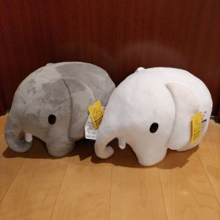 ミッフィー(miffy)のブルーナアニマル　ゾウ　２体セット(キャラクターグッズ)