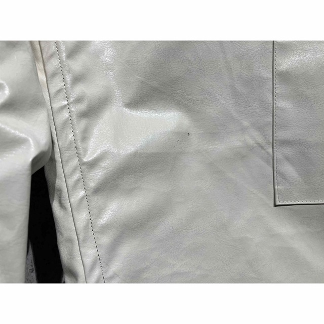 セール 22AW UNDECORATED ヴィーガンレザーペインターパンツ