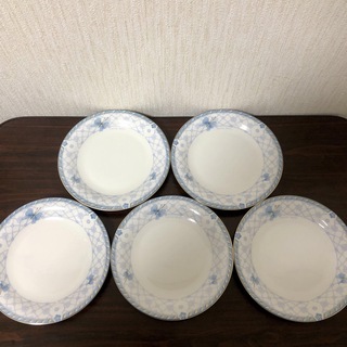 ハナエモリ(HANAE MORI)の☆ハナエモリの小皿　水色５枚セット(食器)
