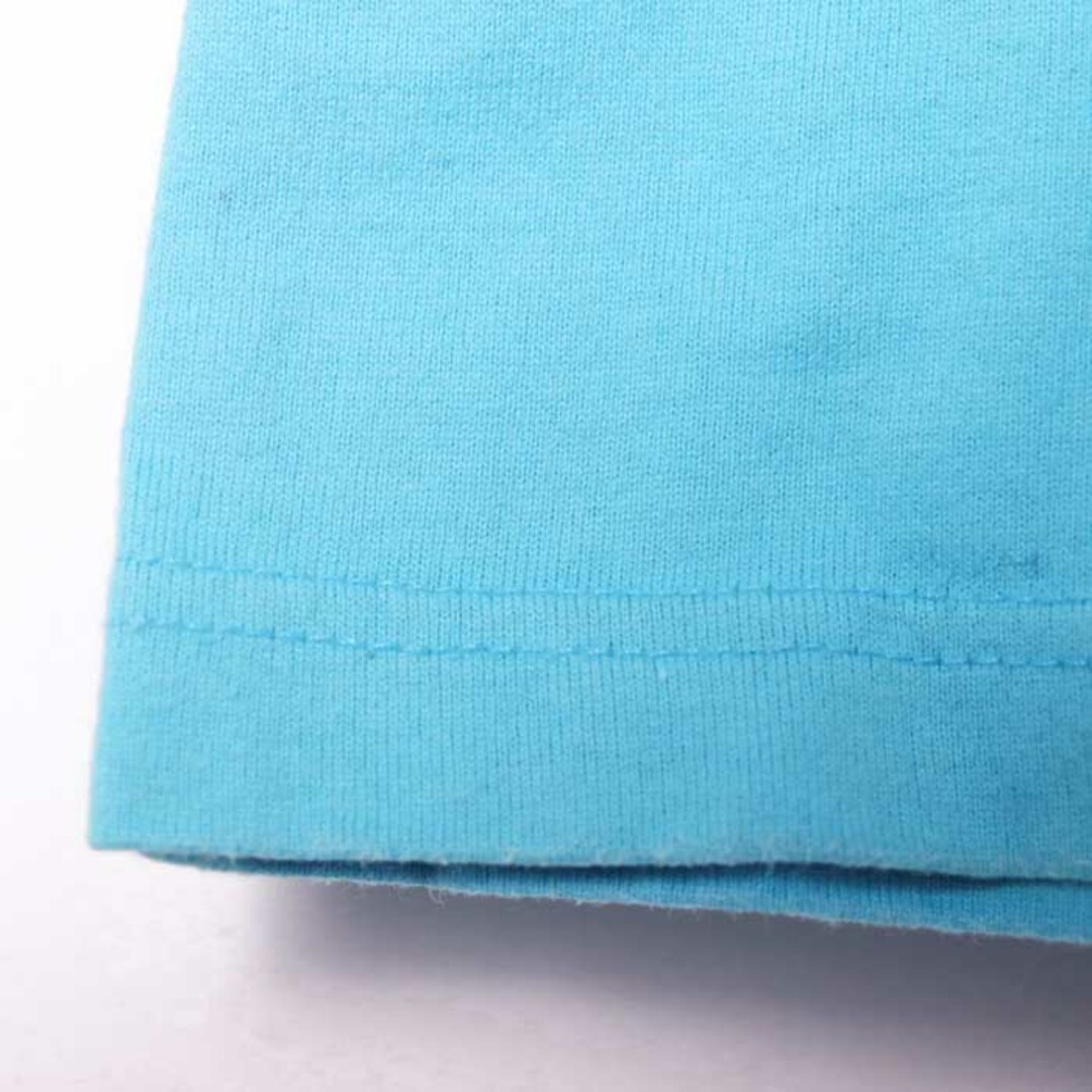 X-girl(エックスガール)のエックスガール 半袖Ｔシャツ 半袖TEE ビッグロゴ プリント クルーネック レディース 1サイズ ブルー X-girl レディースのトップス(Tシャツ(半袖/袖なし))の商品写真