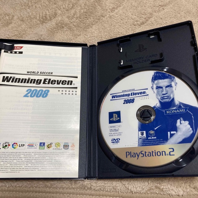 KONAMI(コナミ)のワールドサッカーウイニングイレブン2008 PS2 エンタメ/ホビーのゲームソフト/ゲーム機本体(その他)の商品写真