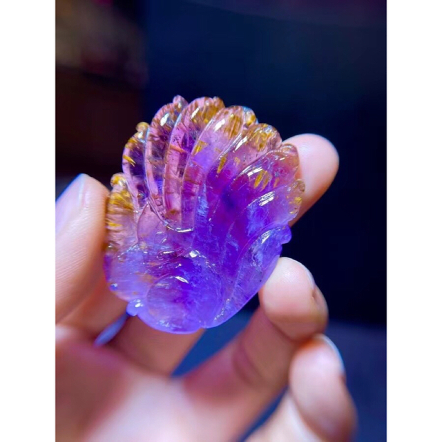 につき カコクセナイト リング 19.5*16.6mmの通販 by Rui(フォロワー様
