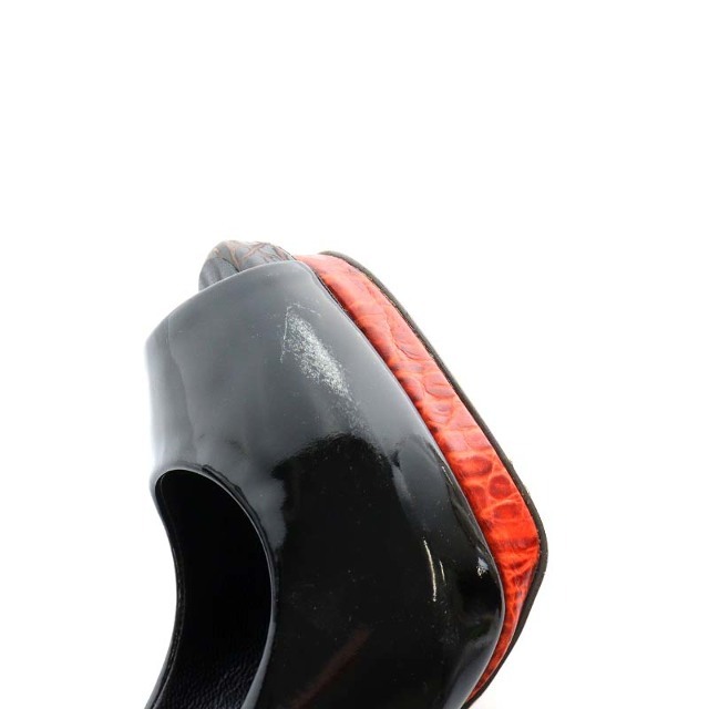 Giuseppe Zanotti Design(ジュゼッペザノッティデザイン)のジュゼッペザノッティデザイン パンプス エナメル 36.5 23.5cm 黒 レディースの靴/シューズ(ハイヒール/パンプス)の商品写真