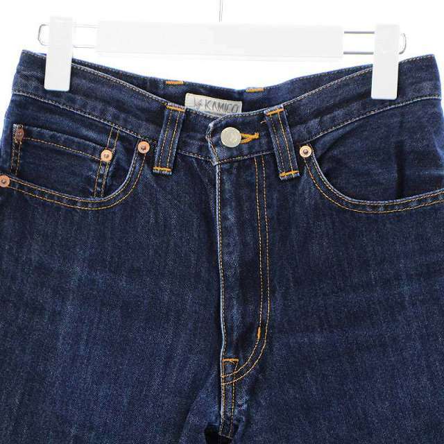 mont bell(モンベル)のモンベル KAMICO 11oz デニムパンツ ジーンズ テーパード S 紺 レディースのパンツ(デニム/ジーンズ)の商品写真