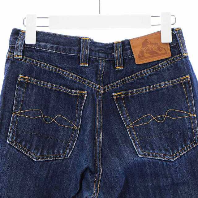 mont bell(モンベル)のモンベル KAMICO 11oz デニムパンツ ジーンズ テーパード S 紺 レディースのパンツ(デニム/ジーンズ)の商品写真