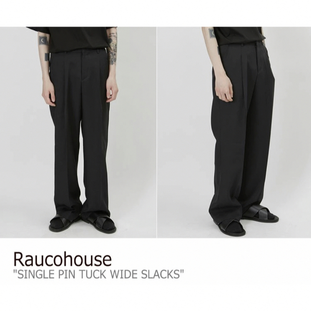 Raucohouse センタープレス スラックス  メンズのパンツ(スラックス)の商品写真