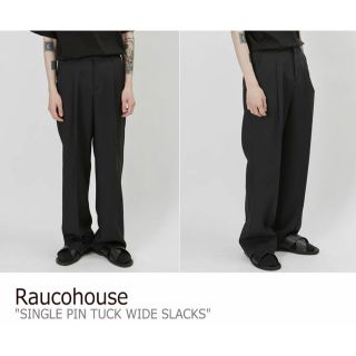 Raucohouse センタープレス スラックス (スラックス)