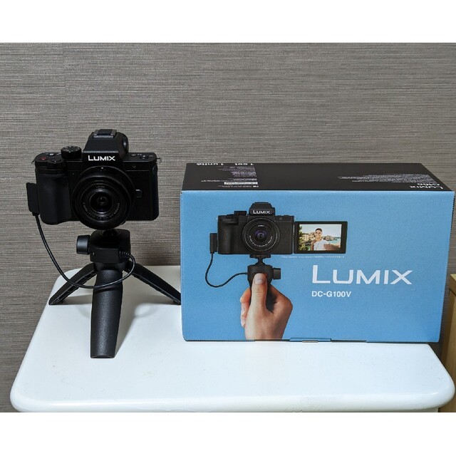 登場! Panasonic - Panasonic LUMIX DC-G100V +トライポッドグリップ付 ...