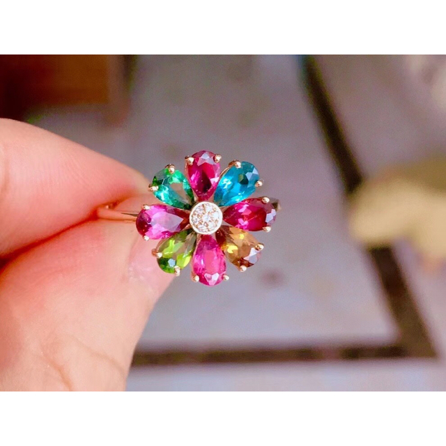☆安心の定価販売☆】 ⭐︎【高級】トルマリン リング 1.98ct k18
