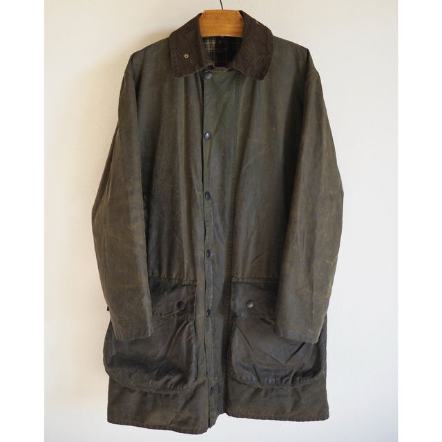 Vintage Barbour BORDER 2ワラント 80's バブアー