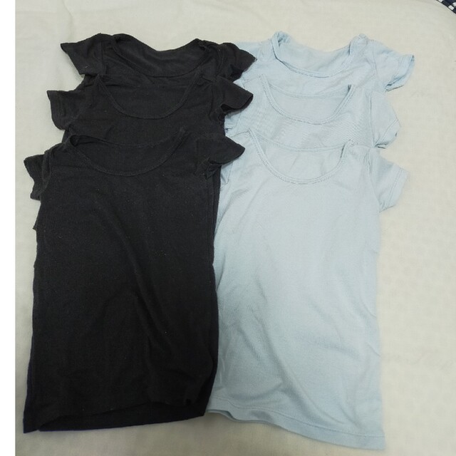 UNIQLO(ユニクロ)のシャツ　6枚 キッズ/ベビー/マタニティのキッズ服男の子用(90cm~)(下着)の商品写真