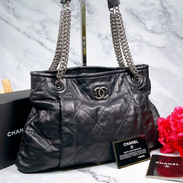 最新作 ✨美品✨CHANEL - CHANEL シャネル ラムスキン ショルダー