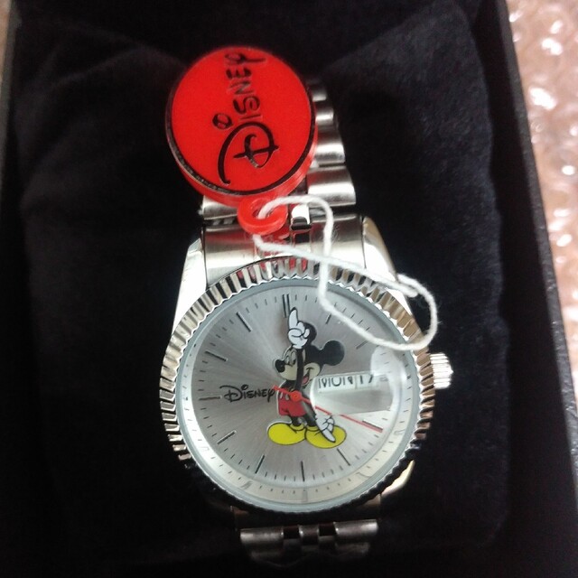 世界の 腕時計 Disney限定ミッキーマウス別注コラボ時計シルバーケース