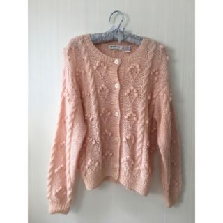 ロキエ(Lochie)のanteanny vintage mohair cardigan pink(カーディガン)