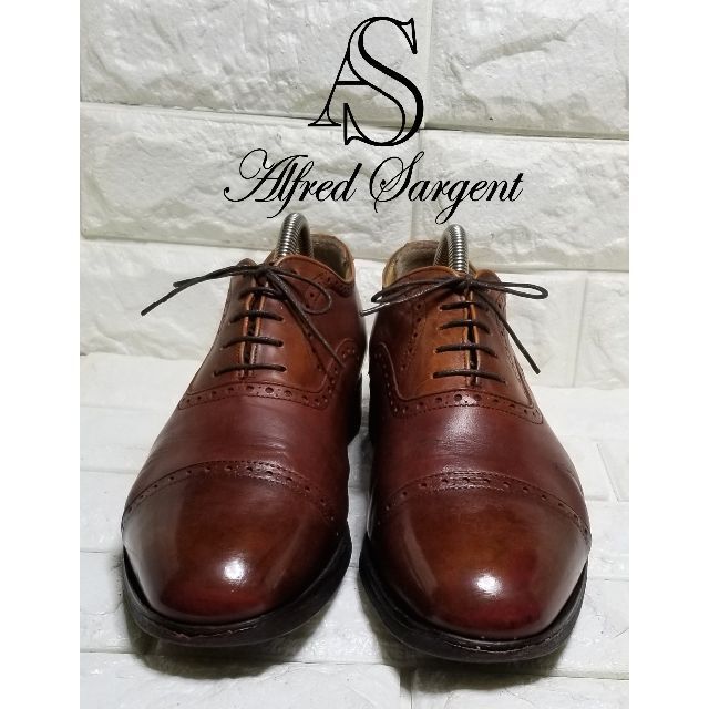 Alfred Sargent　ストレートチップ　Eur.6.5（24.5cm）茶