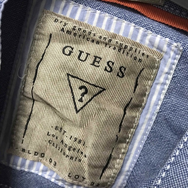 GUESS(ゲス)の【希少】ゲス guess 長袖シャツ ヴィンテージ S相当 輸入古着 メンズのトップス(シャツ)の商品写真