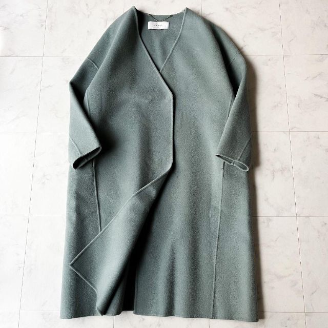 極美品✨ 滝沢眞規子さん着用 アドーア カシミア混 ルチアーナリバー