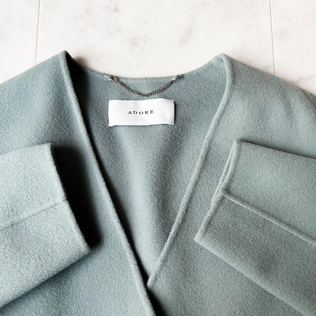 極美品✨ 滝沢眞規子さん着用 アドーア カシミア混 ルチアーナリバー