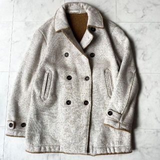 45R ツイルKNIT PEA COAT ロングコート