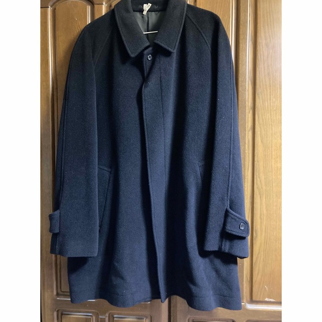 ●アンゴラウール　コート　黒 メンズのジャケット/アウター(ダッフルコート)の商品写真