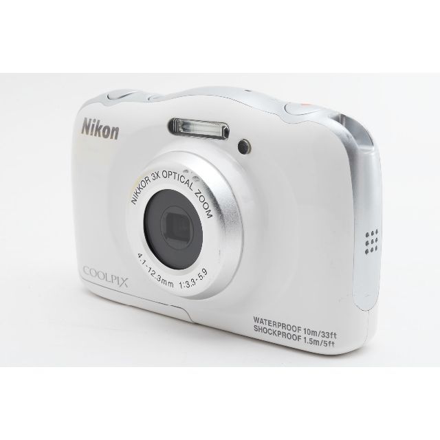 お手軽防水カメラ】ニコン Nikon COOLPIX S33 お手軽防水カメラ】ニコン Nikon COOLPIX S33