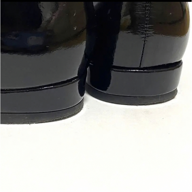 Le Talon(ルタロン)の《ルタロン》23.5cm スクエア　ダブルストラップパンプス　ブラック レディースの靴/シューズ(ハイヒール/パンプス)の商品写真